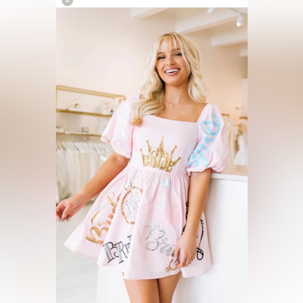 QUEEN OF SPARKLES / “BRIDE” DRESS. Be ready to SPARKLE!!